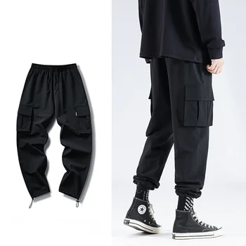 ACU homens de roupas | 2023 primavera novo montanhismo de moletom masculina tecido elástico solto leggings casual calças Cargo